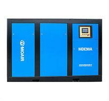 Two Stage Rotary Screw Air Compressor with Single Permanent Magnet Motor Drive